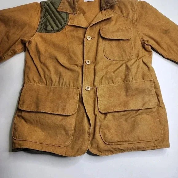 Canvasback Water Repellent Shooting Jacket Hunting Duck Fishing Waxed Sz Medium - Picture 7 of 16